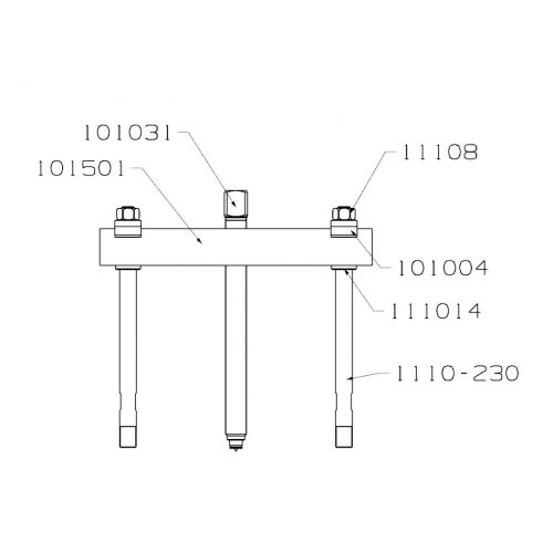 EXTRACTOR FORZA SERIE 1100S DE 2 ALARGADERAS